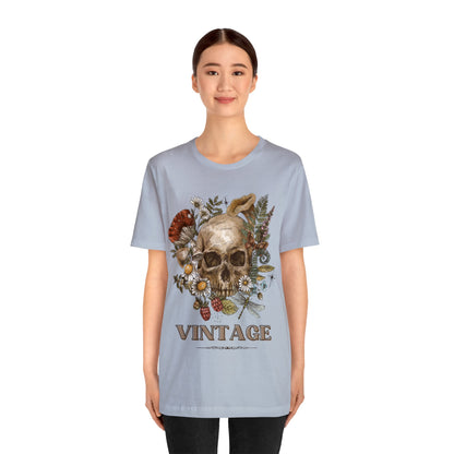 Bella+Canvas_Vintage Skull_Unisex Jersey Short Sleeve Tee