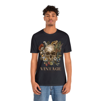 Bella+Canvas_Vintage Skull_Unisex Jersey Short Sleeve Tee