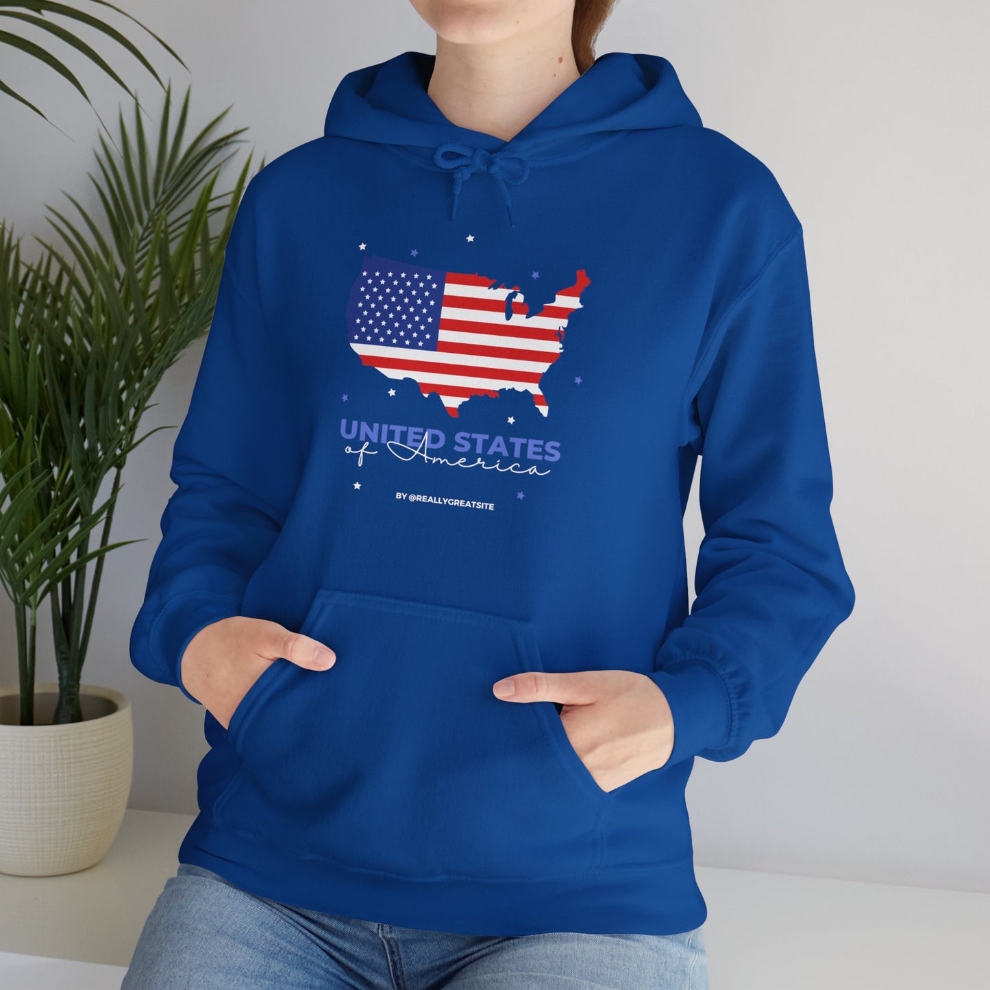 Gildan_America Map_Unisex Heavy Blend™ Hooded Sweatshirt