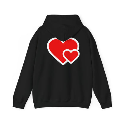 Gildan_Love Heart_Unisex Heavy Blend™ Hooded Sweatshirt