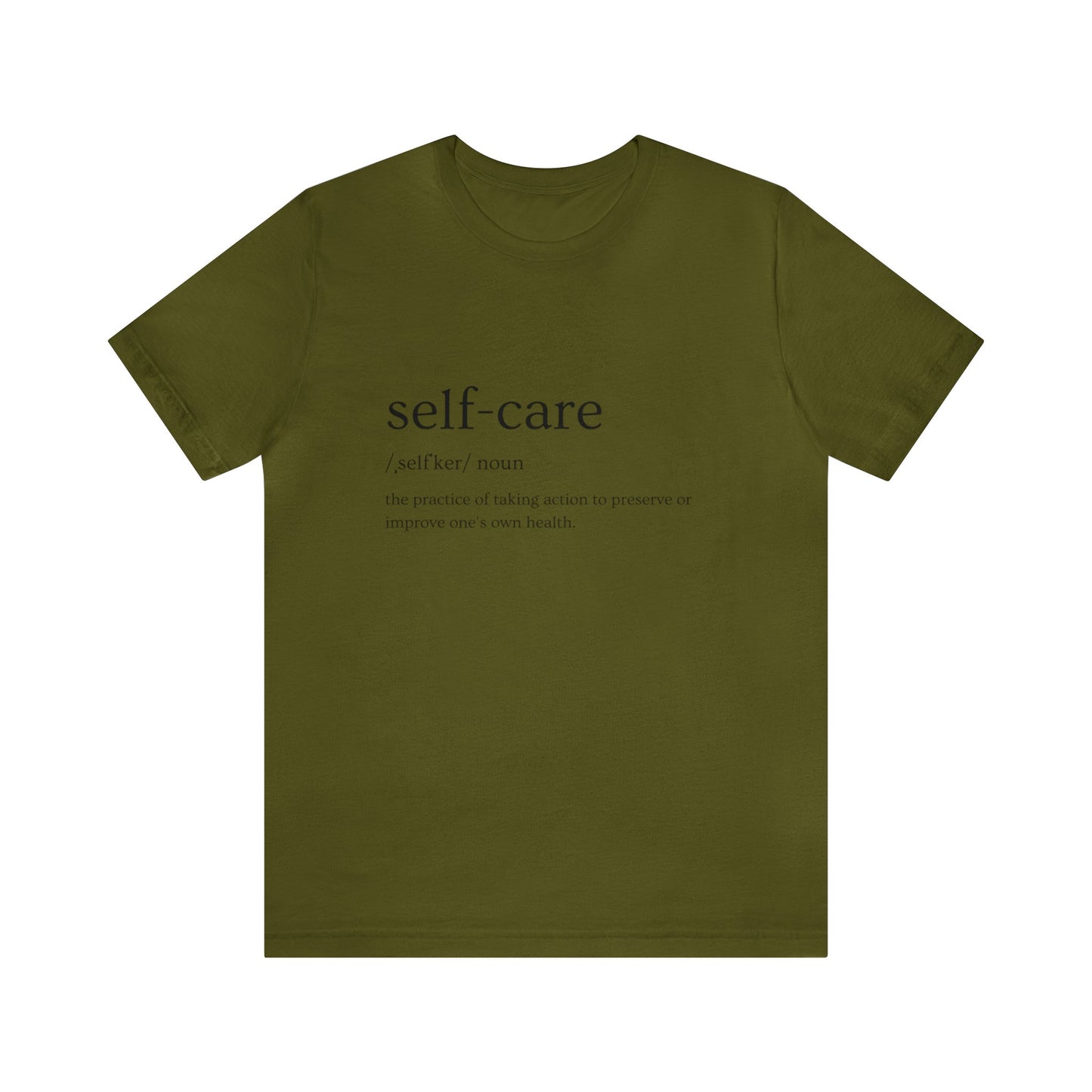 Bella+Canvas_ Self care_Unisex Jersey Short Sleeve Tee