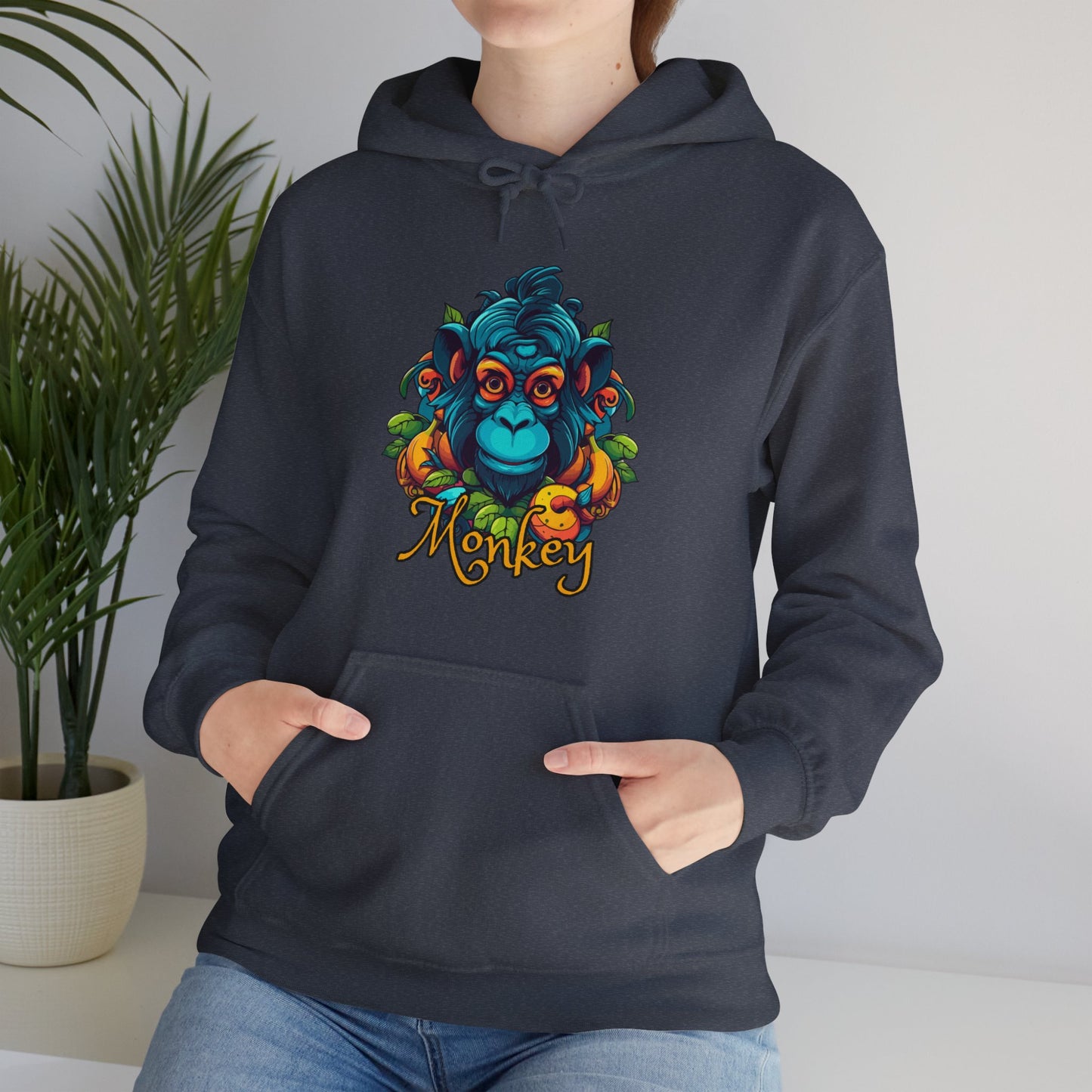 Gildan_ Monkey Graphics_Unisex Heavy Blend™ Hooded Sweatshirt