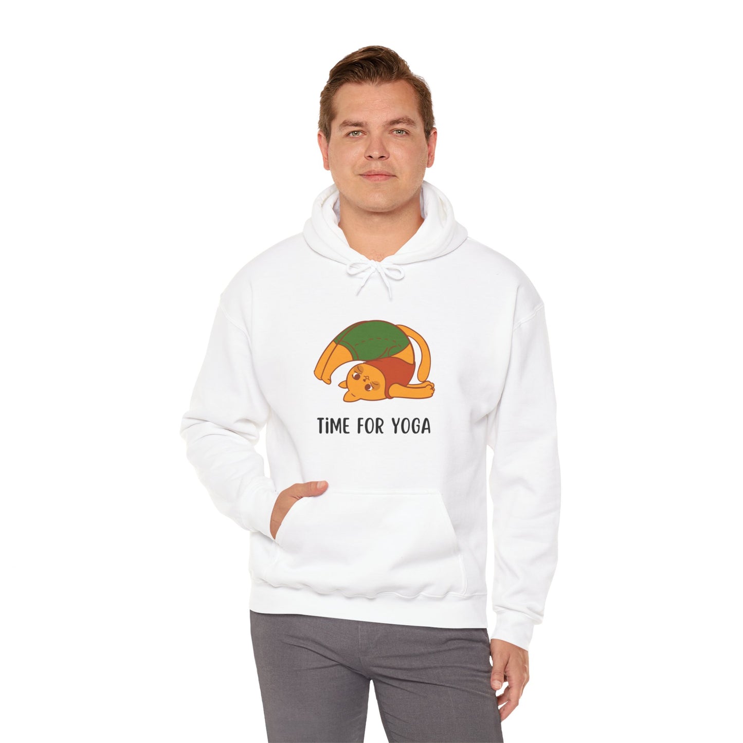 Gildan_ Time for Yoga_Unisex Heavy Blend™ Hooded Sweatshirt