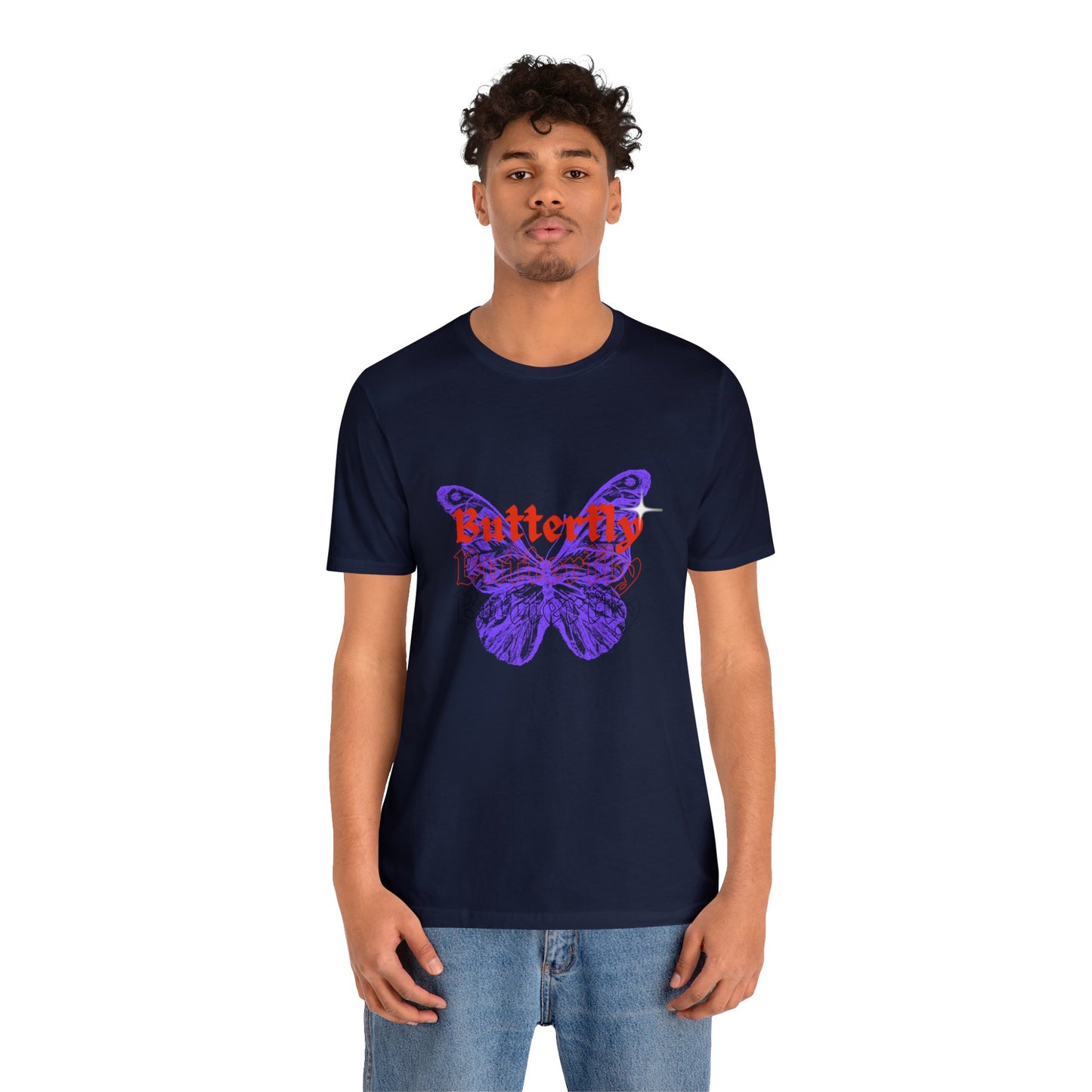 Bella+Canvas_ Butterfly_Unisex Jersey Short Sleeve Tee