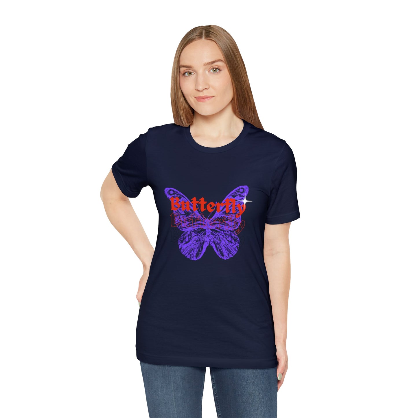 Bella+Canvas_ Butterfly_Unisex Jersey Short Sleeve Tee