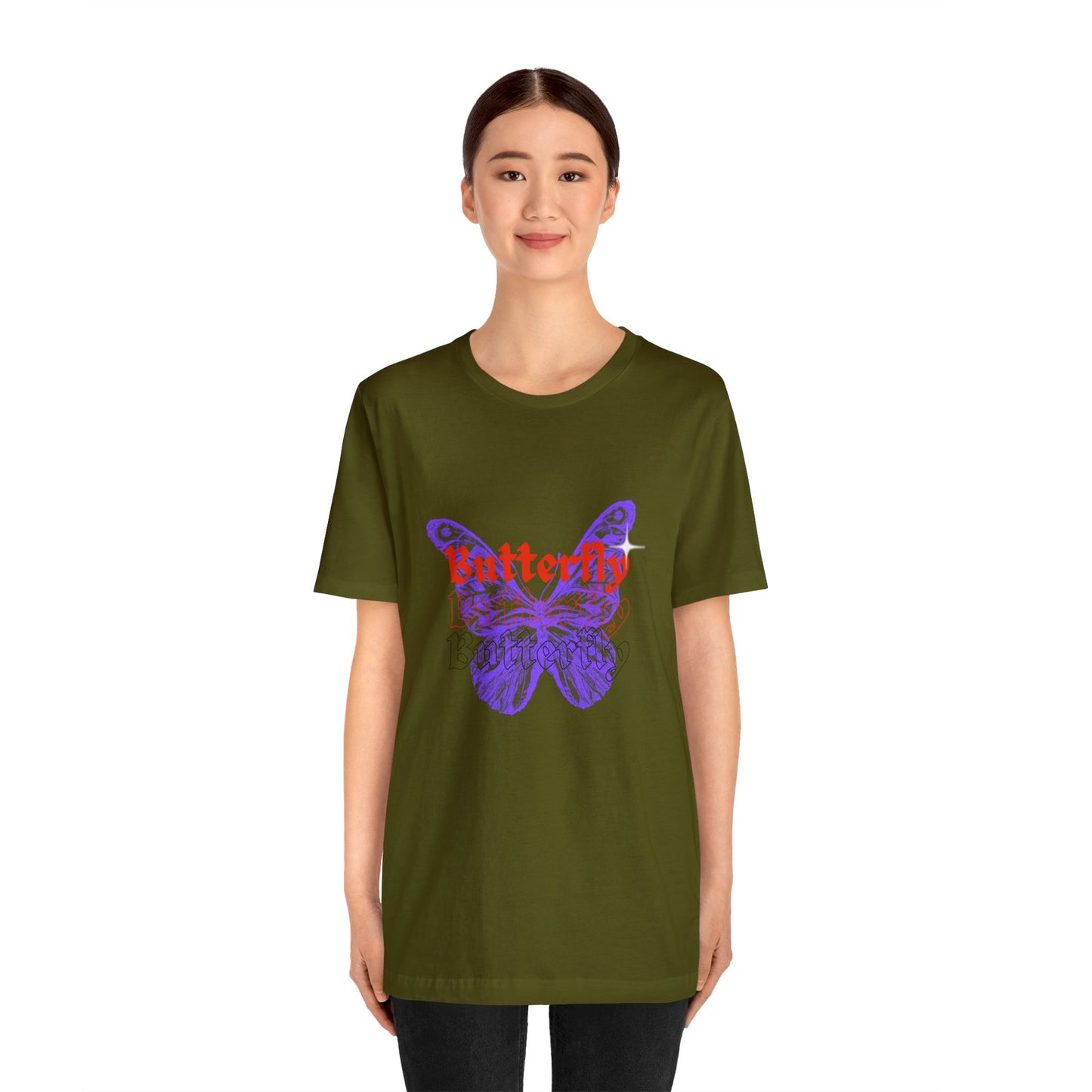 Bella+Canvas_ Butterfly_Unisex Jersey Short Sleeve Tee