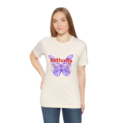 Bella+Canvas_ Butterfly_Unisex Jersey Short Sleeve Tee