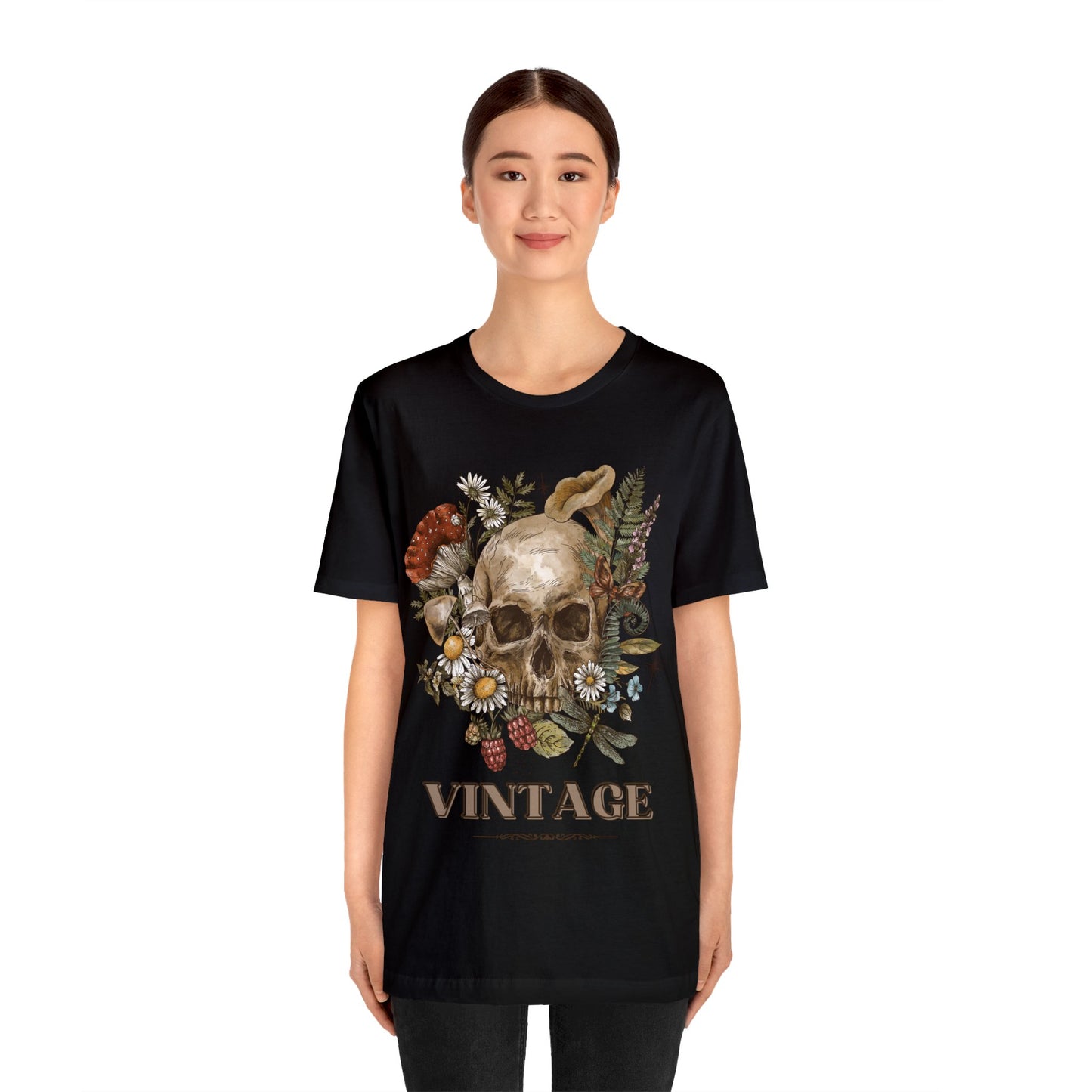 Bella+Canvas_Vintage Skull_Unisex Jersey Short Sleeve Tee