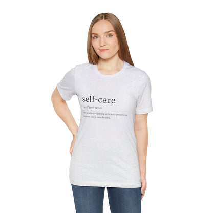 Bella+Canvas_ Self care_Unisex Jersey Short Sleeve Tee