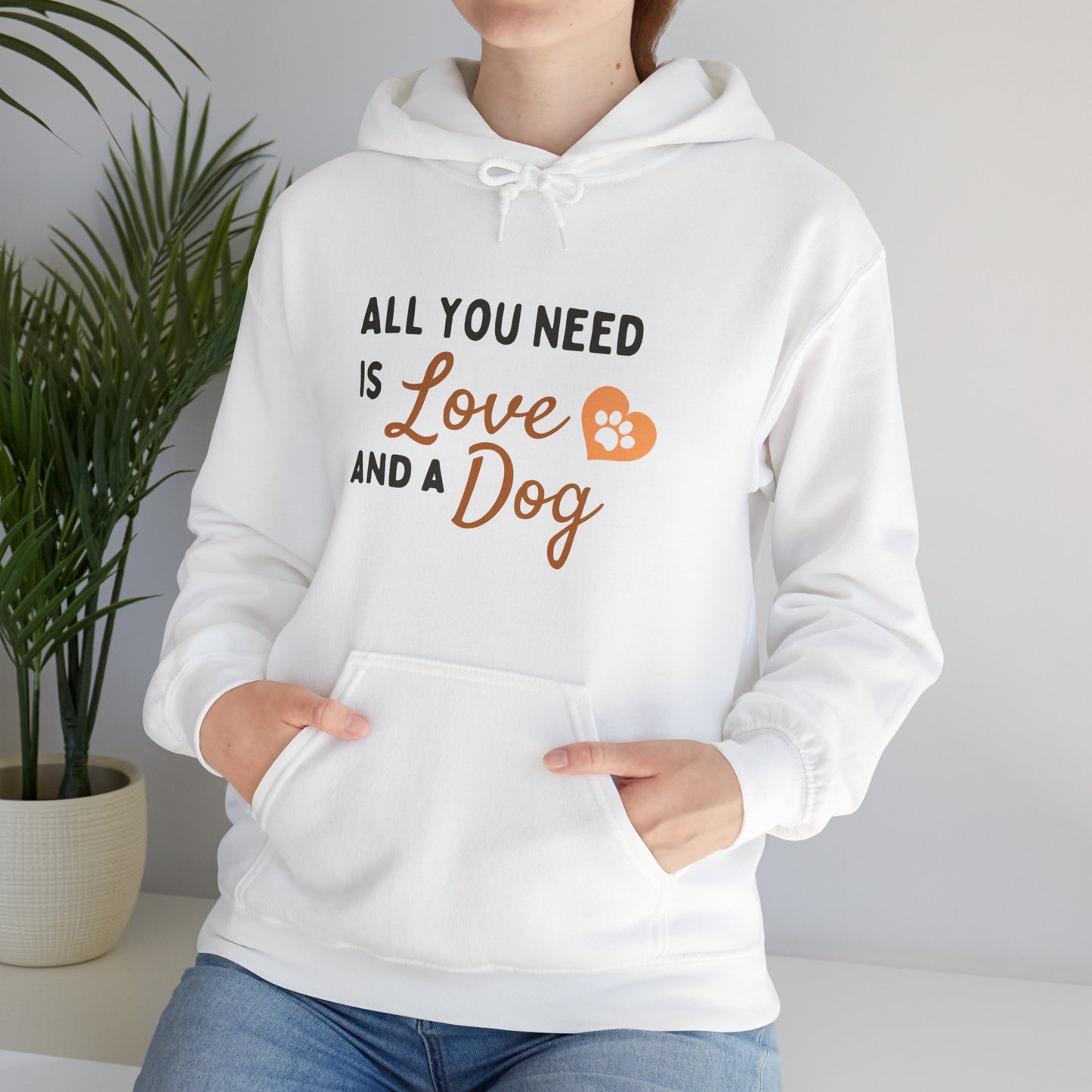 Gildan_Love & Dog_Unisex Heavy Blend™ Hooded Sweatshirt