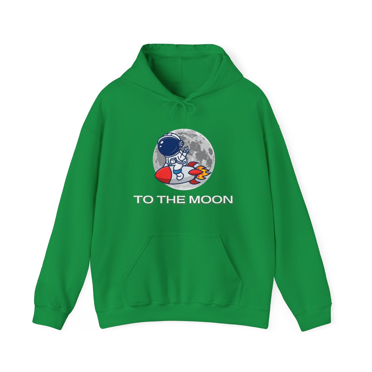 Gildan_To The Moon_Astronaut_Unisex Heavy Blend™ Hooded Sweatshirt