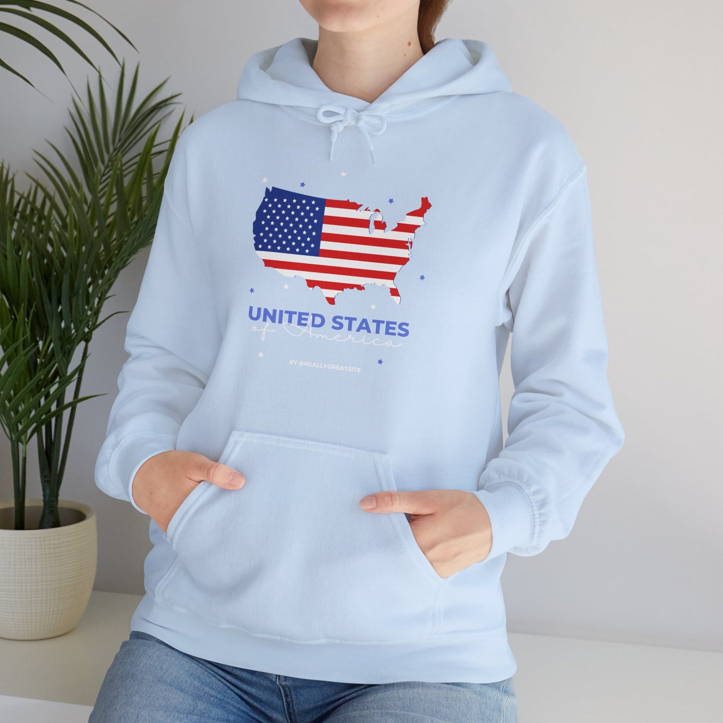 Gildan_America Map_Unisex Heavy Blend™ Hooded Sweatshirt