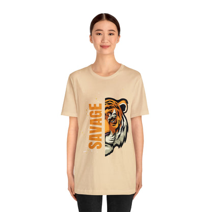 Bella+Canvas Savage Tiger_Unisex Jersey Short Sleeve Tee