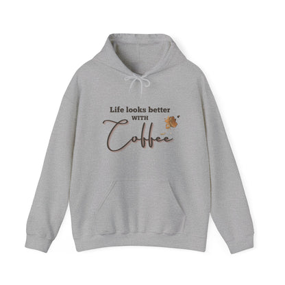 Gildan_Coffee_Unisex Heavy Blend™ Hooded Sweatshirt