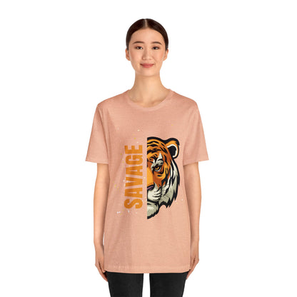 Bella+Canvas Savage Tiger_Unisex Jersey Short Sleeve Tee