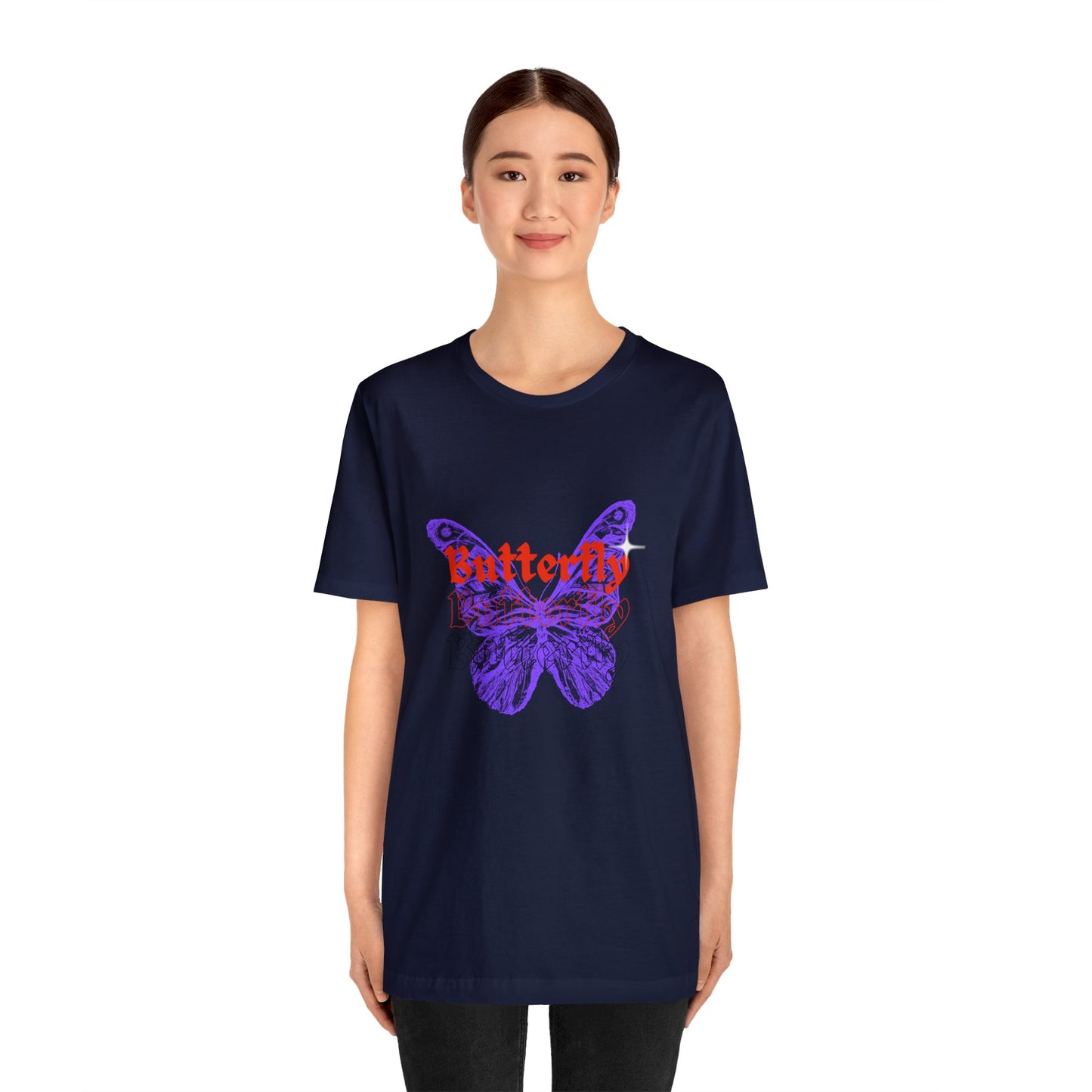 Bella+Canvas_ Butterfly_Unisex Jersey Short Sleeve Tee