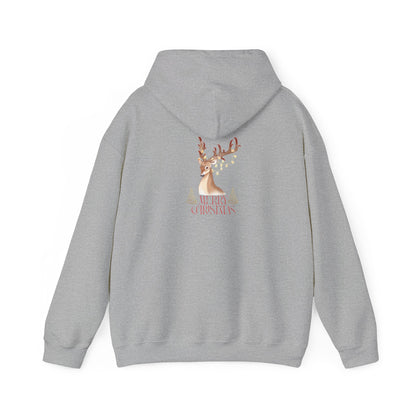 Gildan_Merry Chritmas_ Dino_Unisex Heavy Blend™ Hooded Sweatshirt