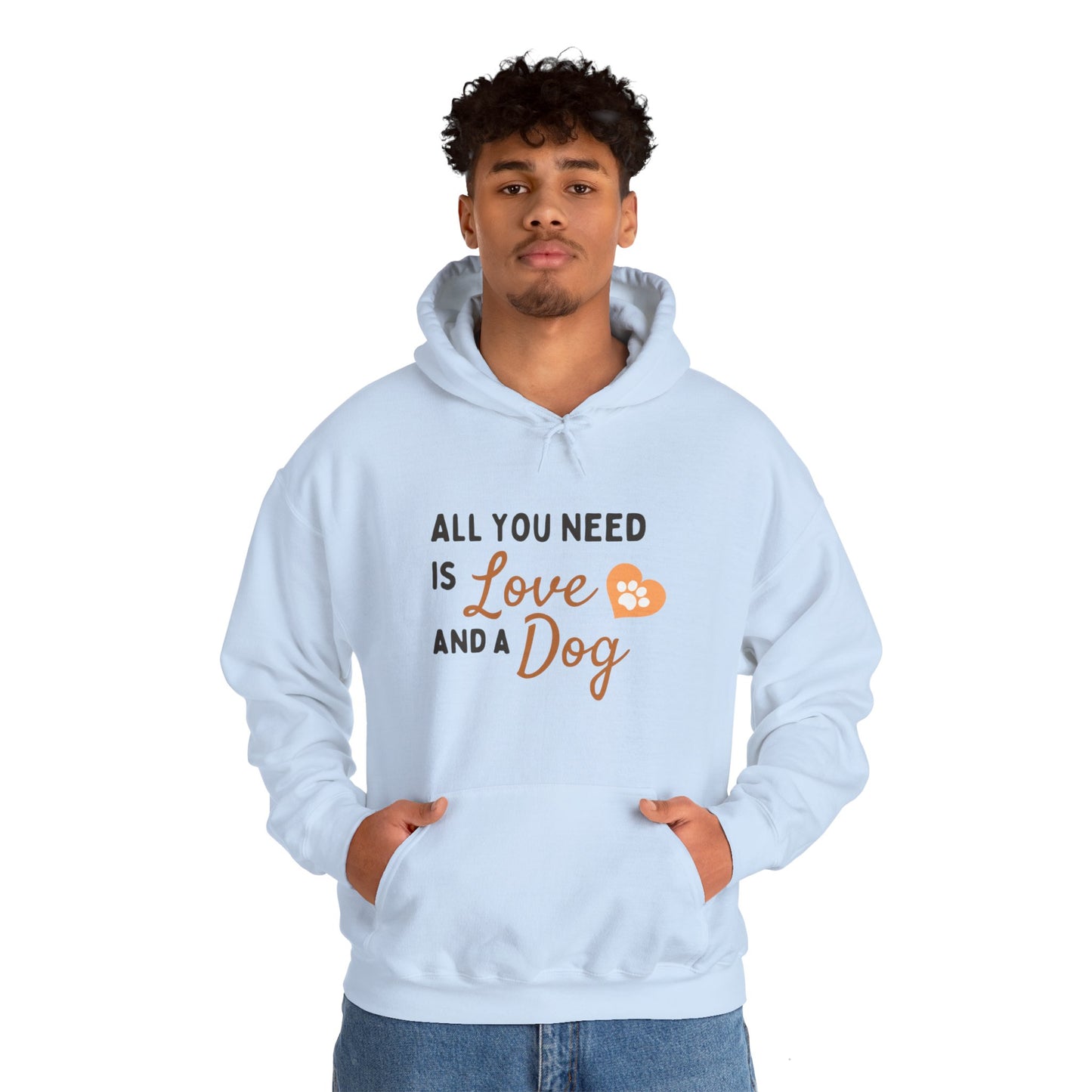 Gildan_Love & Dog_Unisex Heavy Blend™ Hooded Sweatshirt