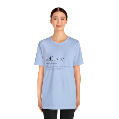 Bella+Canvas_ Self care_Unisex Jersey Short Sleeve Tee