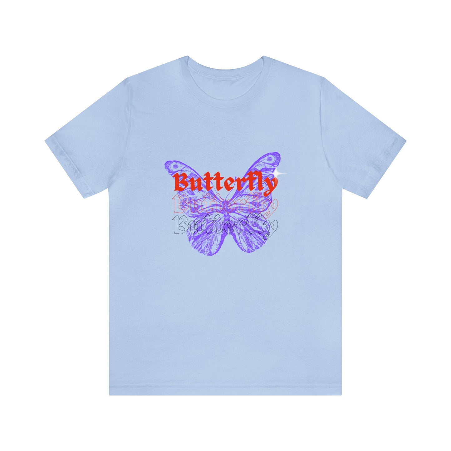 Bella+Canvas_ Butterfly_Unisex Jersey Short Sleeve Tee