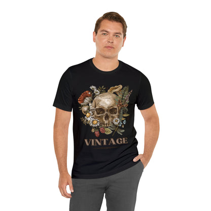 Bella+Canvas_Vintage Skull_Unisex Jersey Short Sleeve Tee