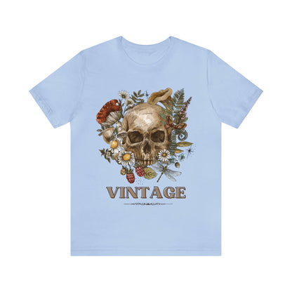 Bella+Canvas_Vintage Skull_Unisex Jersey Short Sleeve Tee