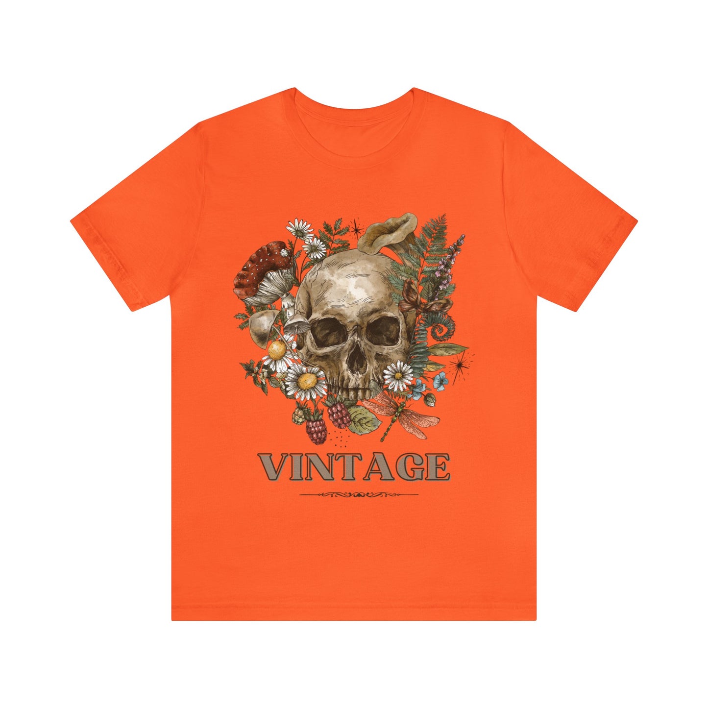 Bella+Canvas_Vintage Skull_Unisex Jersey Short Sleeve Tee