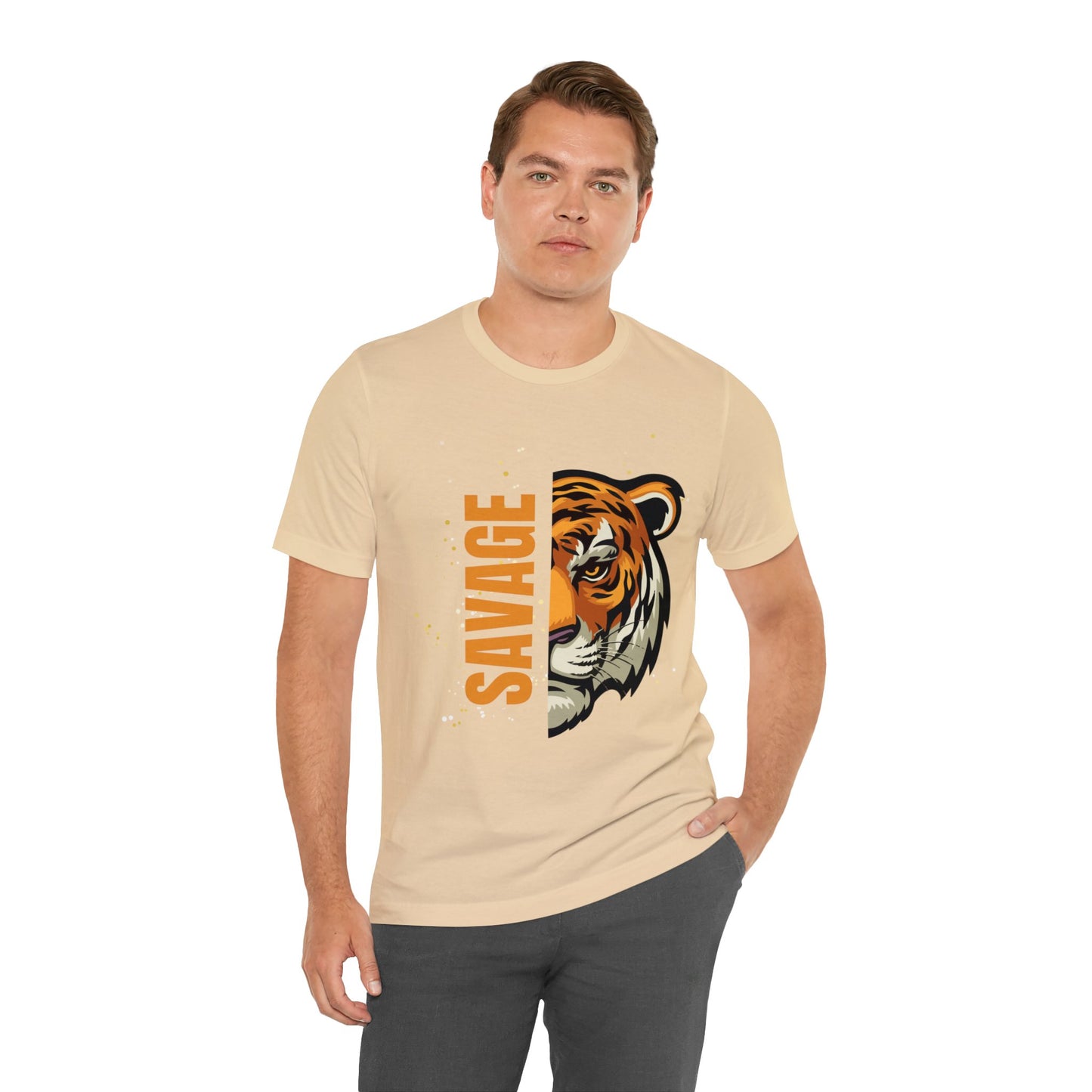 Bella+Canvas Savage Tiger_Unisex Jersey Short Sleeve Tee