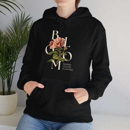 Gildan_Vintange _Flowers_Unisex Heavy Blend™ Hooded Sweatshirt