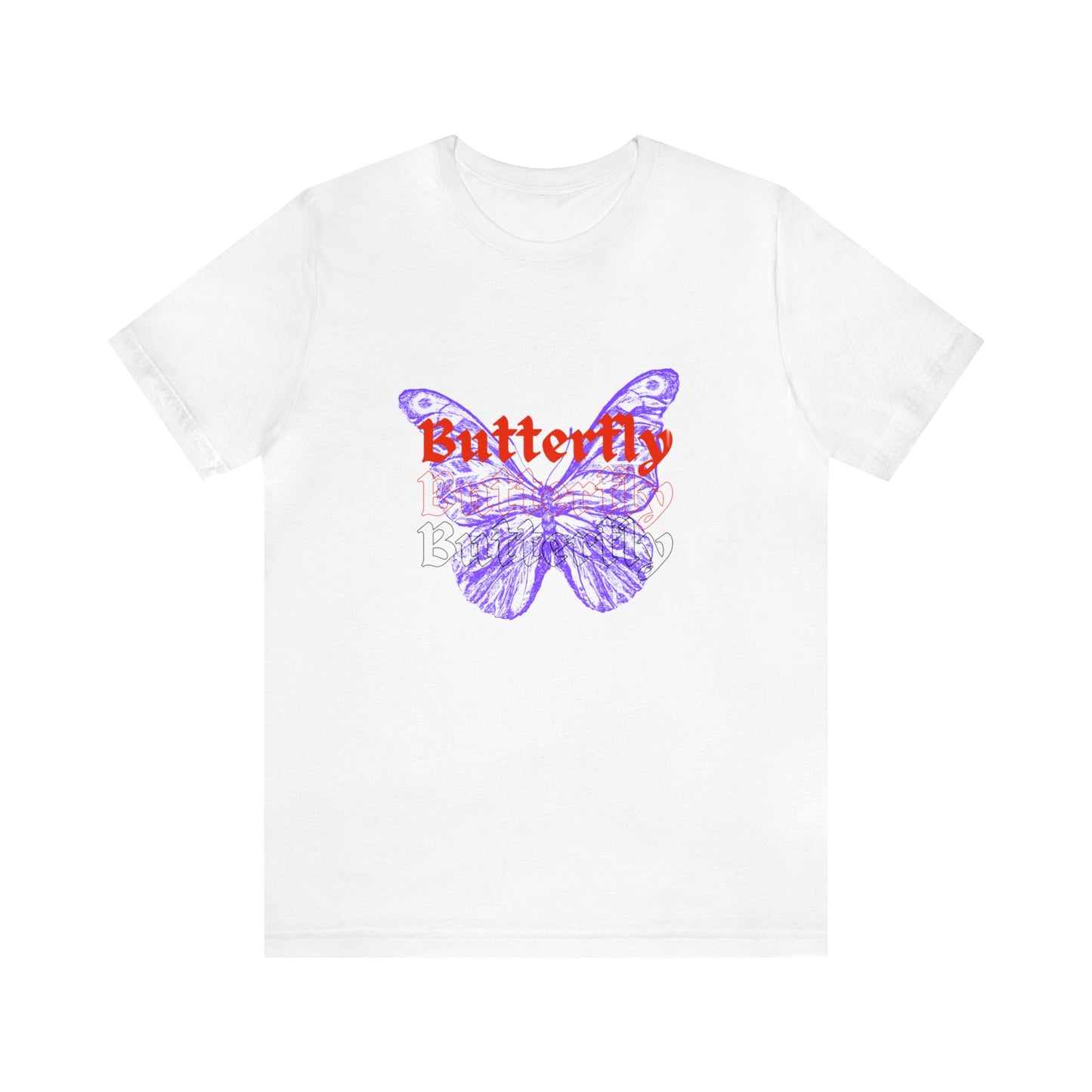 Bella+Canvas_ Butterfly_Unisex Jersey Short Sleeve Tee