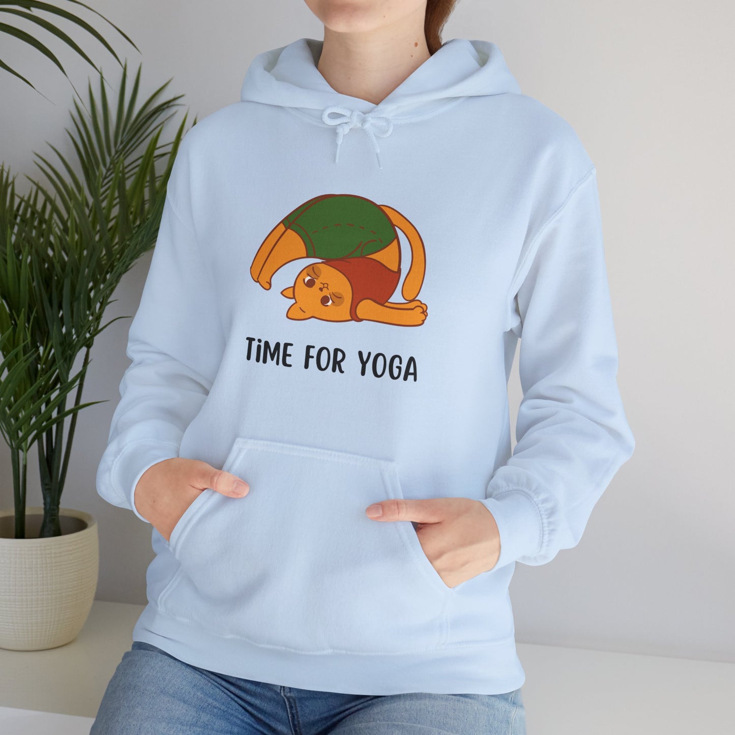 Gildan_ Time for Yoga_Unisex Heavy Blend™ Hooded Sweatshirt