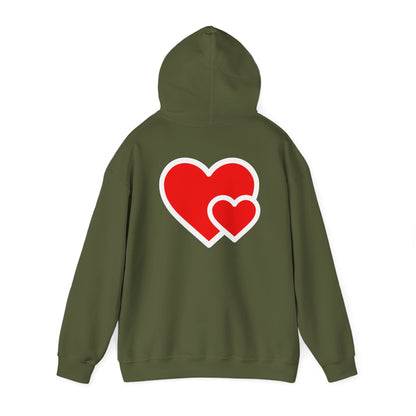 Gildan_Love Heart_Unisex Heavy Blend™ Hooded Sweatshirt