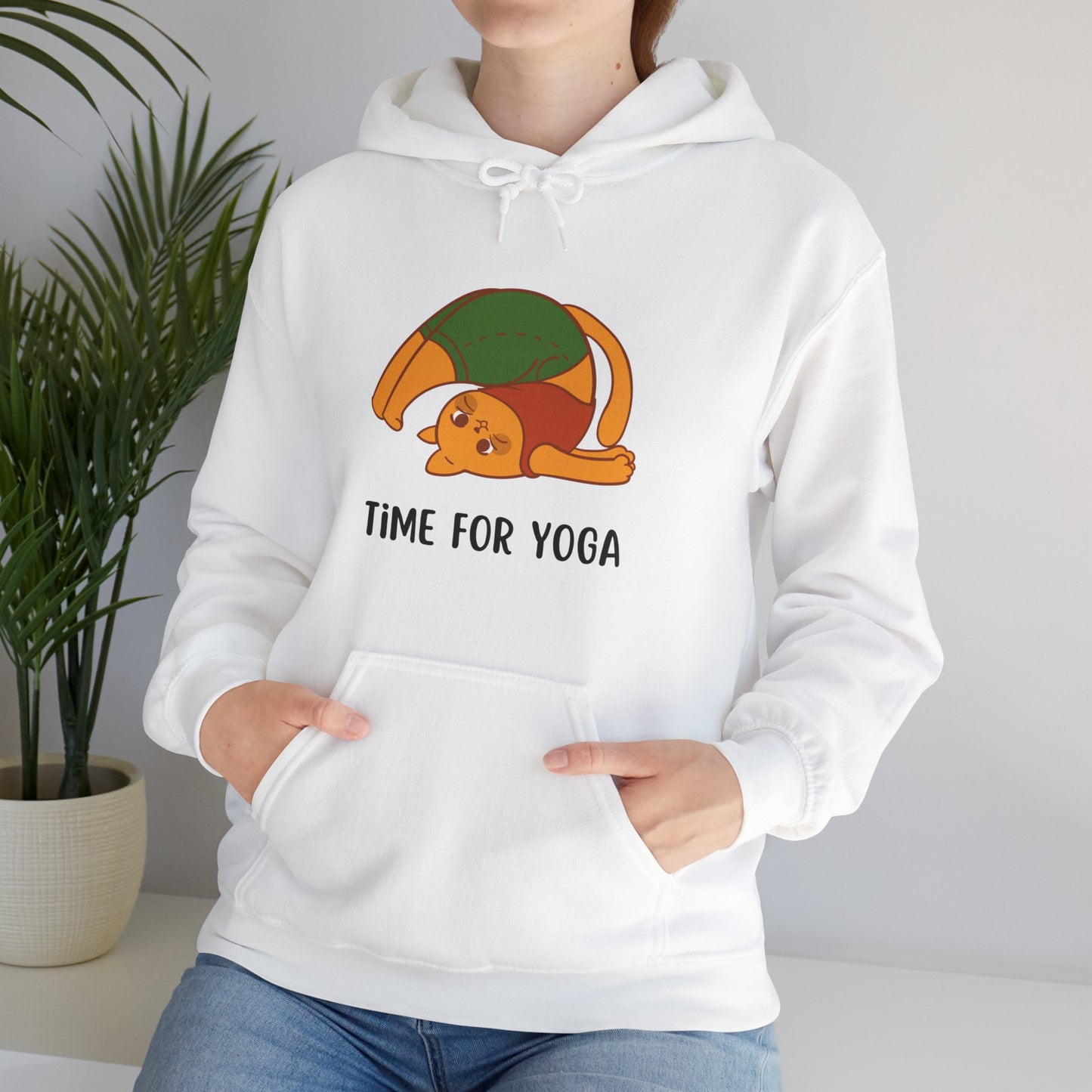 Gildan_ Time for Yoga_Unisex Heavy Blend™ Hooded Sweatshirt