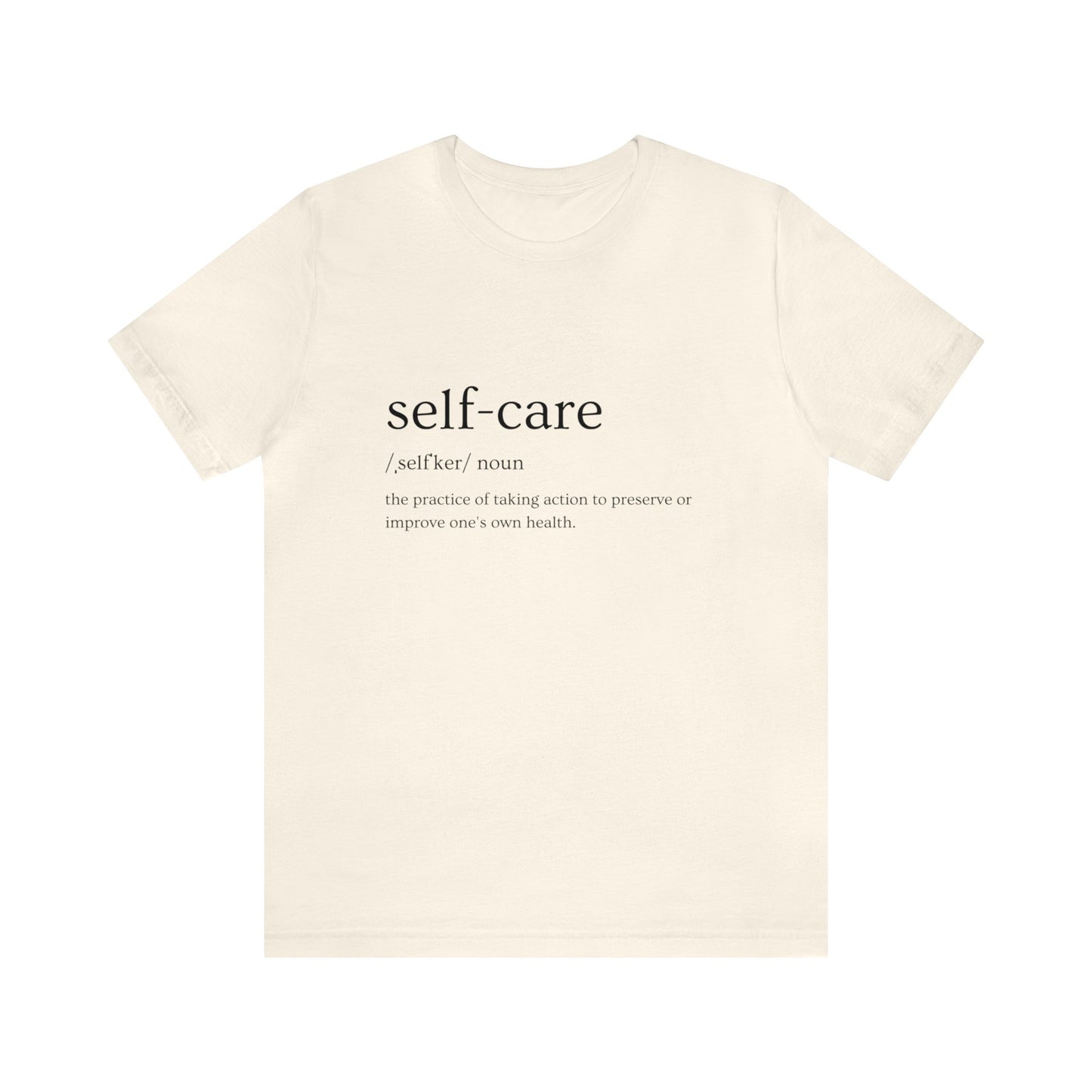 Bella+Canvas_ Self care_Unisex Jersey Short Sleeve Tee