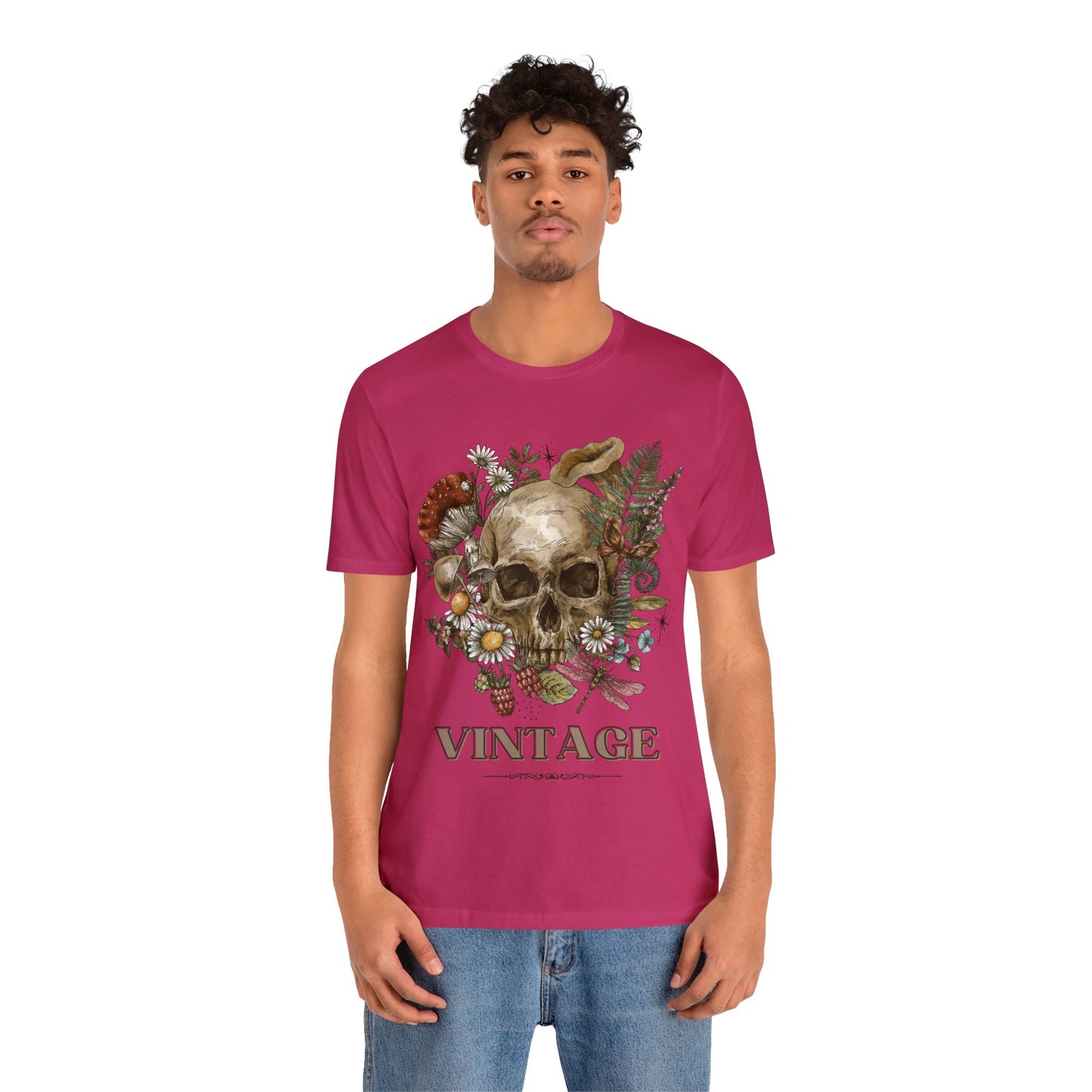 Bella+Canvas_Vintage Skull_Unisex Jersey Short Sleeve Tee