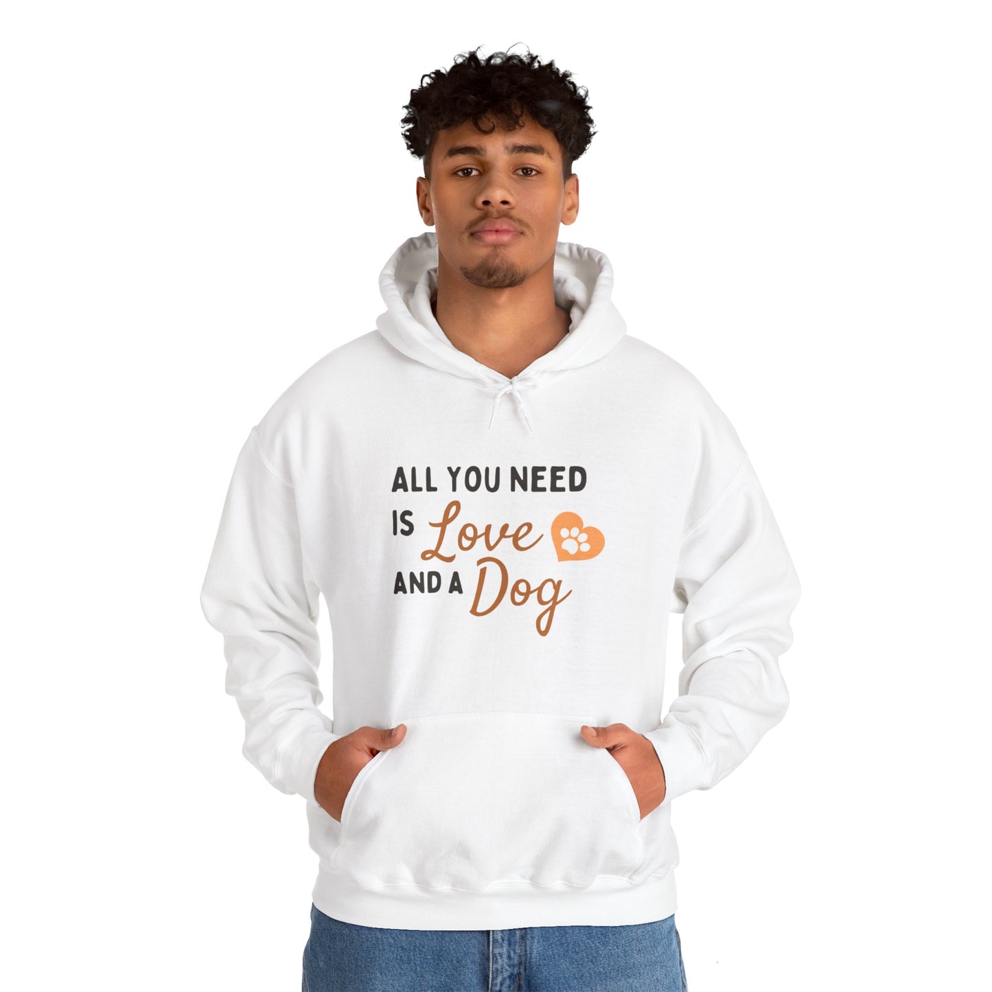 Gildan_Love & Dog_Unisex Heavy Blend™ Hooded Sweatshirt