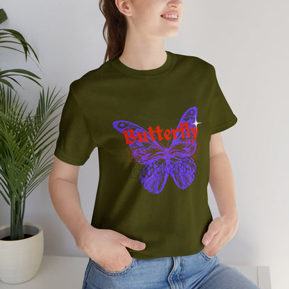 Bella+Canvas_ Butterfly_Unisex Jersey Short Sleeve Tee