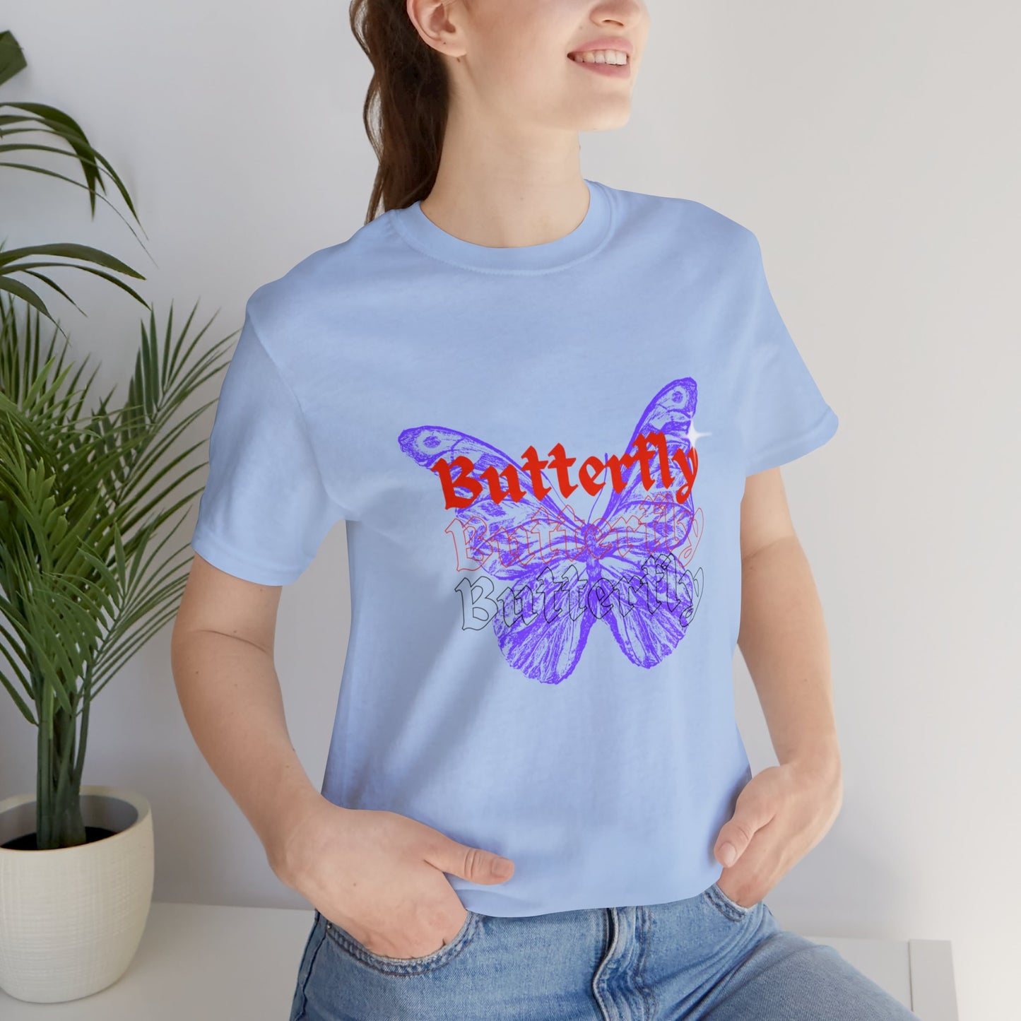 Bella+Canvas_ Butterfly_Unisex Jersey Short Sleeve Tee