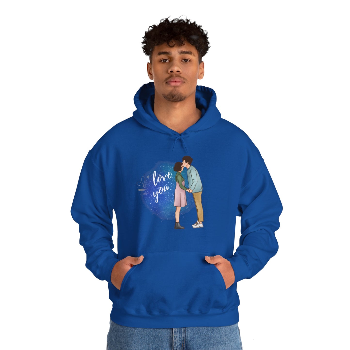 Gildan_I Love You_Unisex Heavy Blend™ Hooded Sweatshirt