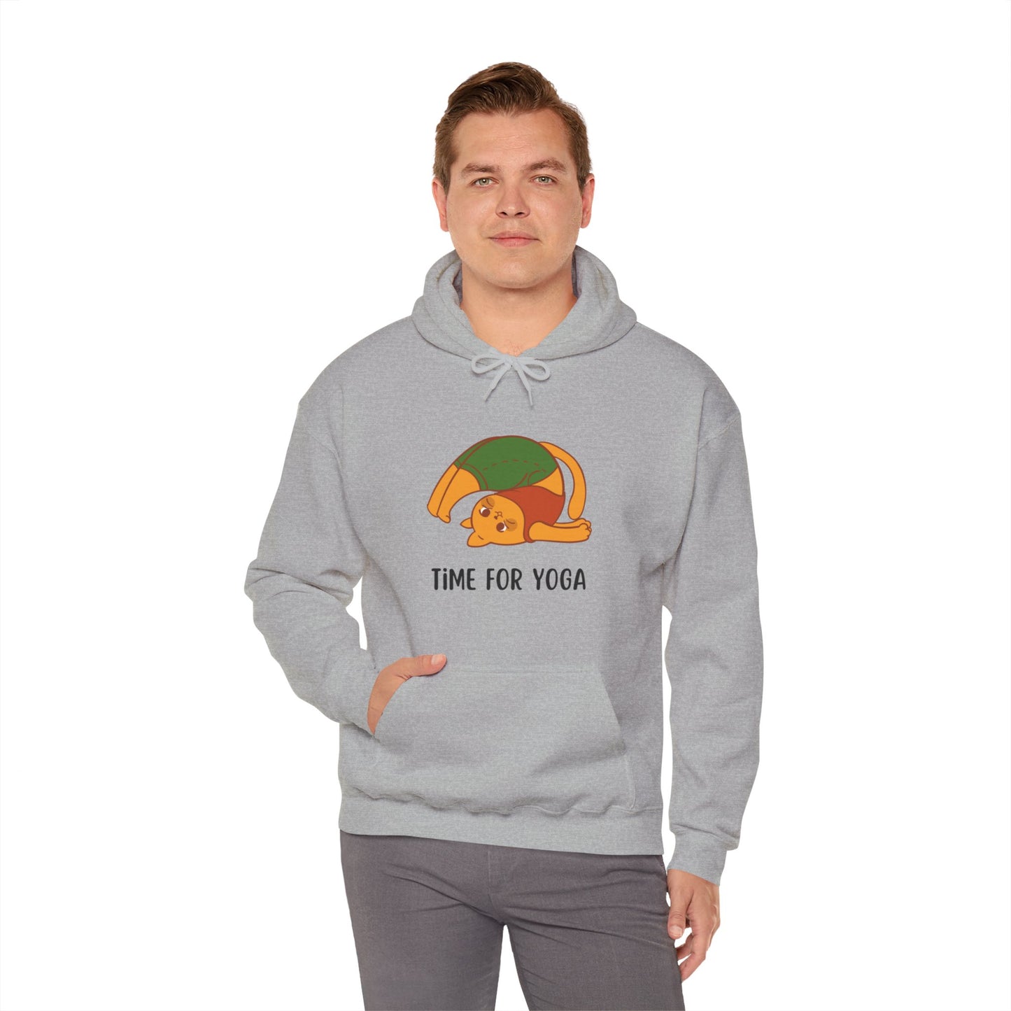 Gildan_ Time for Yoga_Unisex Heavy Blend™ Hooded Sweatshirt