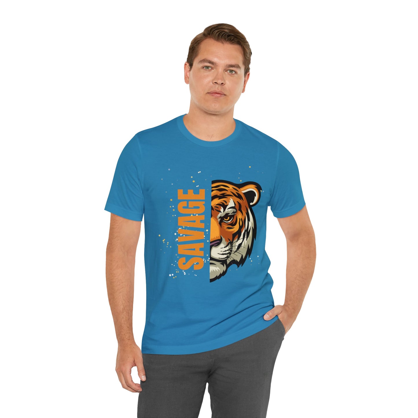 Bella+Canvas Savage Tiger_Unisex Jersey Short Sleeve Tee