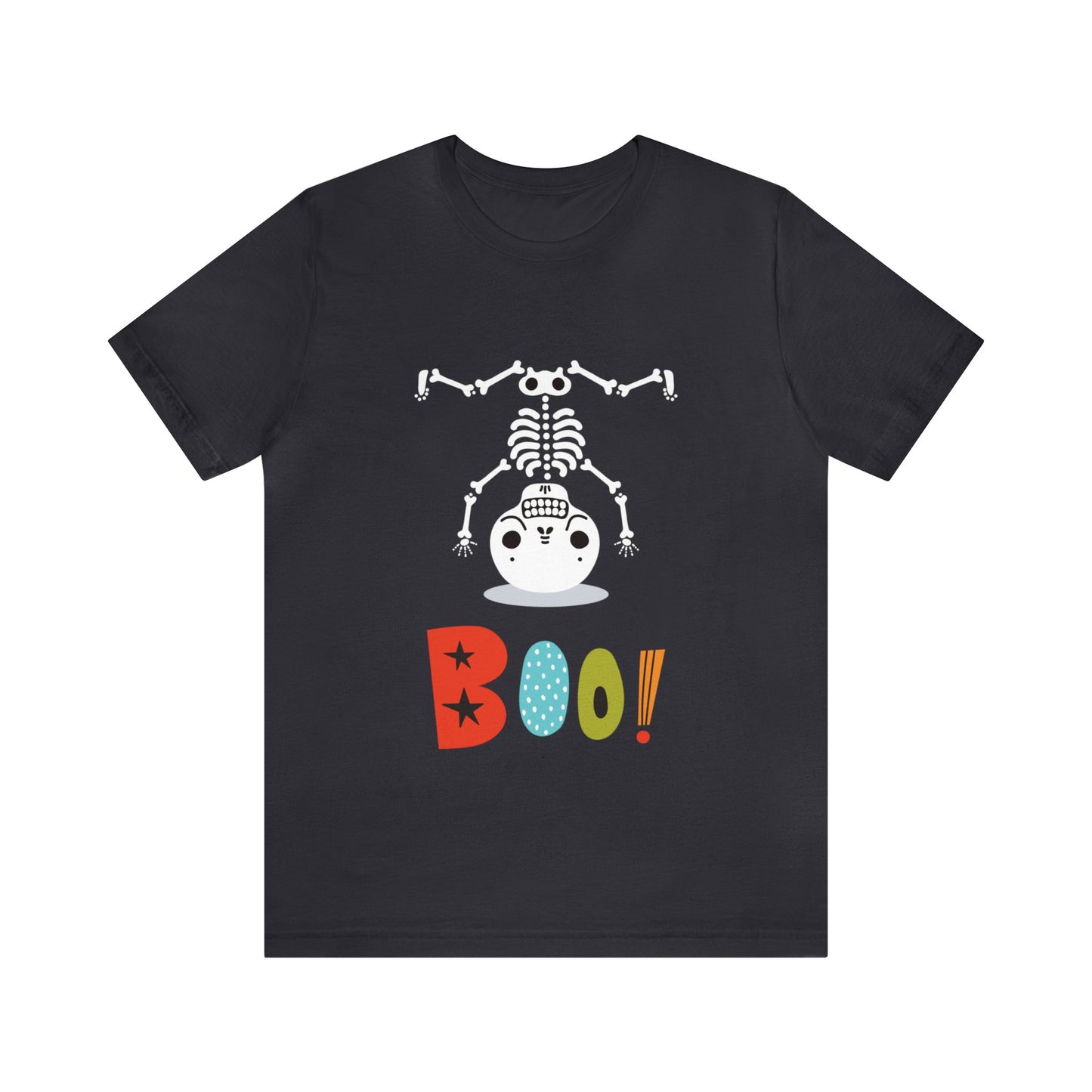 Colorful Skeleton Happy Halloween - T-ShirtUnisex Jersey Short Sleeve Tee