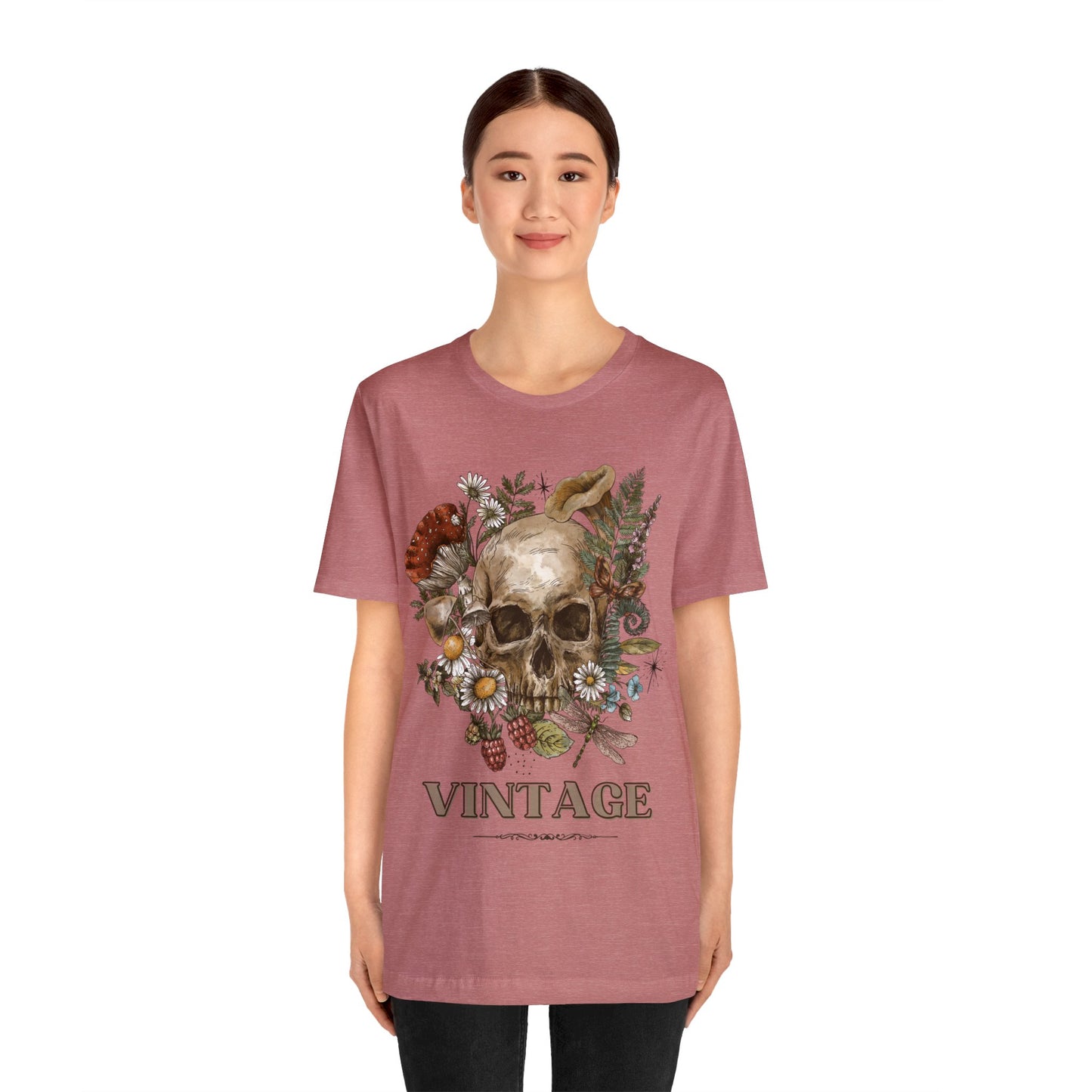 Bella+Canvas_Vintage Skull_Unisex Jersey Short Sleeve Tee