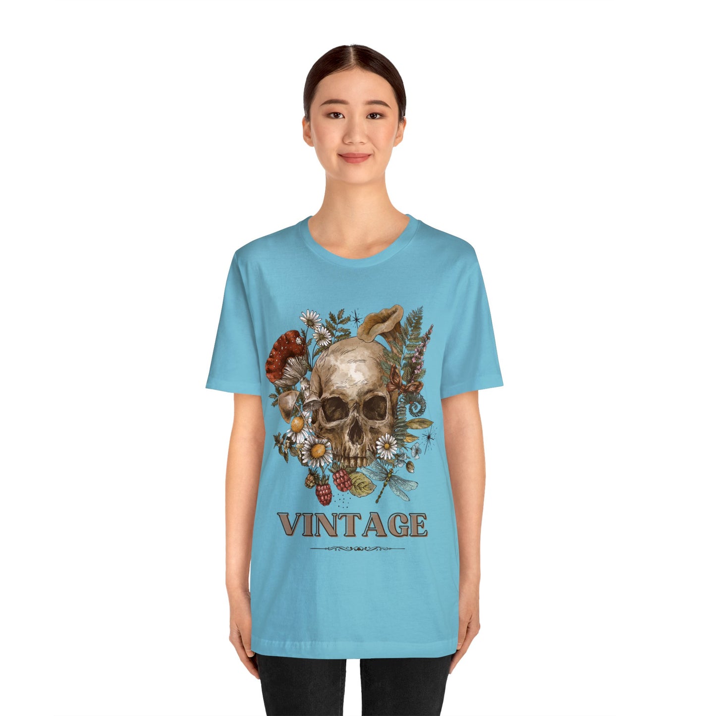 Bella+Canvas_Vintage Skull_Unisex Jersey Short Sleeve Tee