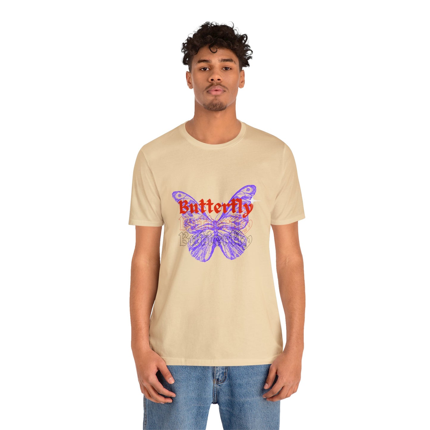 Bella+Canvas_ Butterfly_Unisex Jersey Short Sleeve Tee