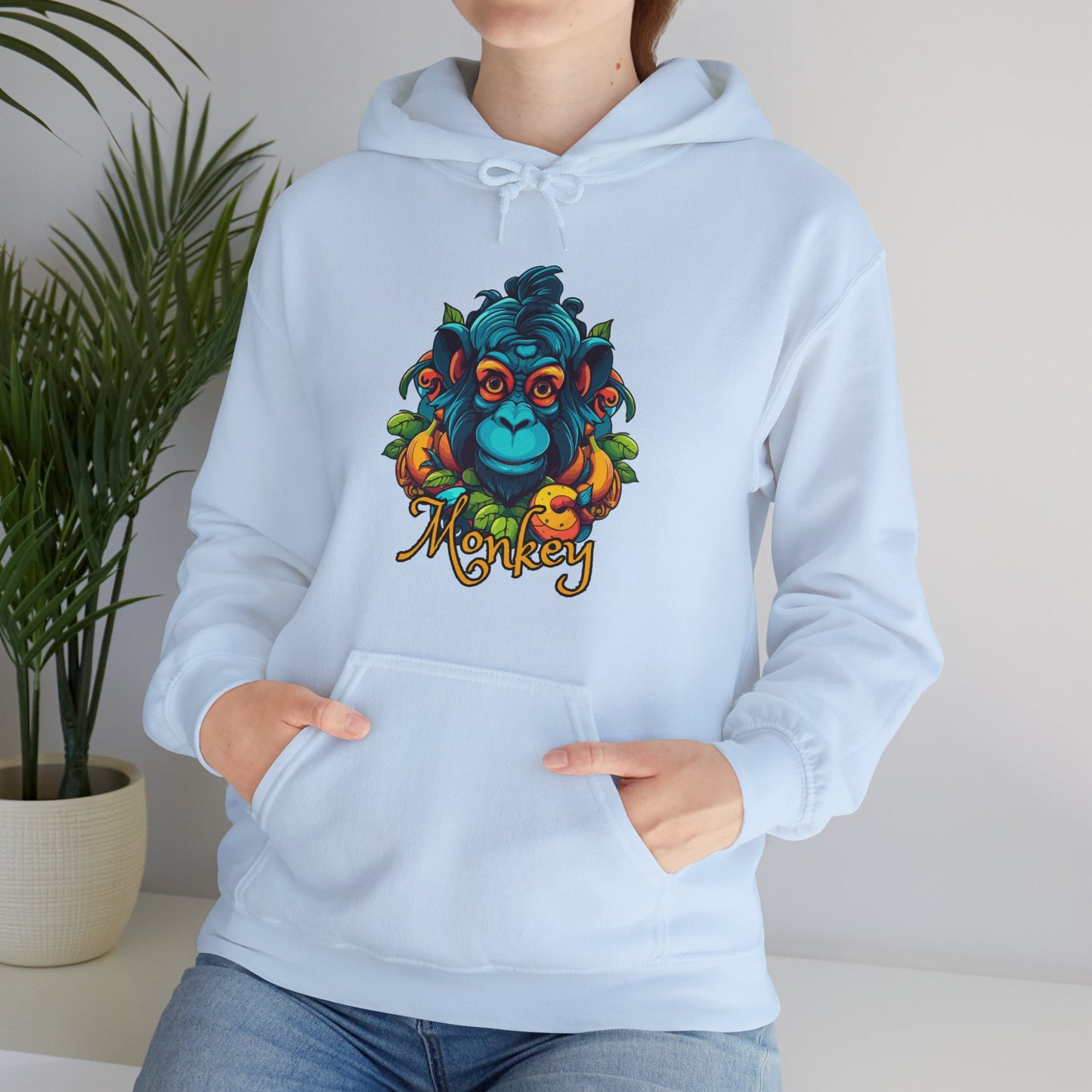 Gildan_ Monkey Graphics_Unisex Heavy Blend™ Hooded Sweatshirt