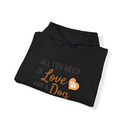 Gildan_Love & Dog_Unisex Heavy Blend™ Hooded Sweatshirt