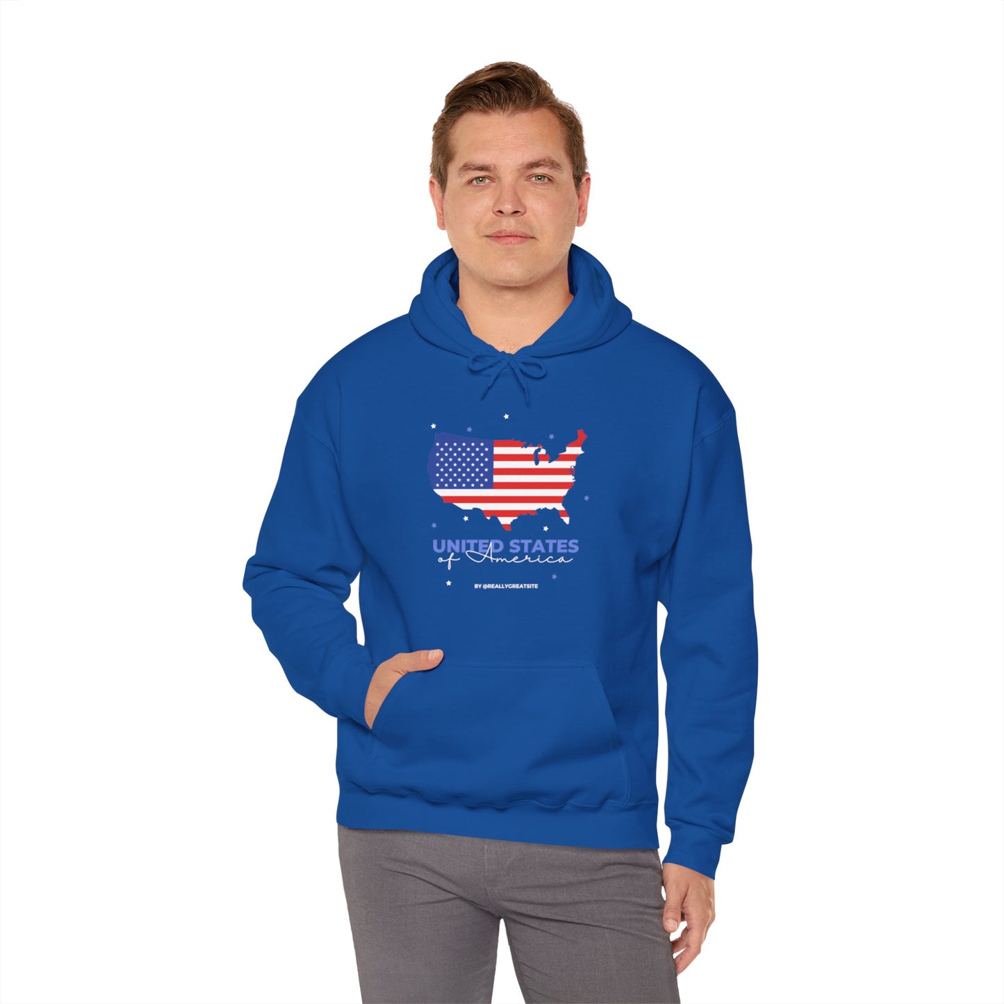 Gildan_America Map_Unisex Heavy Blend™ Hooded Sweatshirt