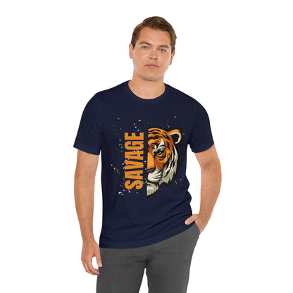 Bella+Canvas Savage Tiger_Unisex Jersey Short Sleeve Tee