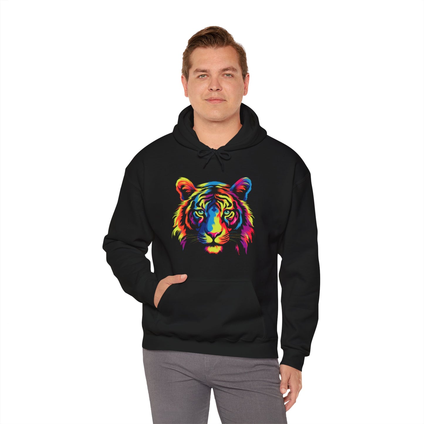 Gildan_Tiger_Unisex Heavy Blend™ Hooded Sweatshirt